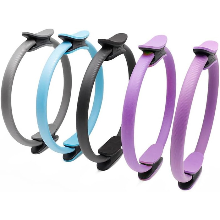 Кільце для йоги та фітнесу, PP, чорне: для жінок та дівчат, легке, портативне, для всього тіла, Пілатес