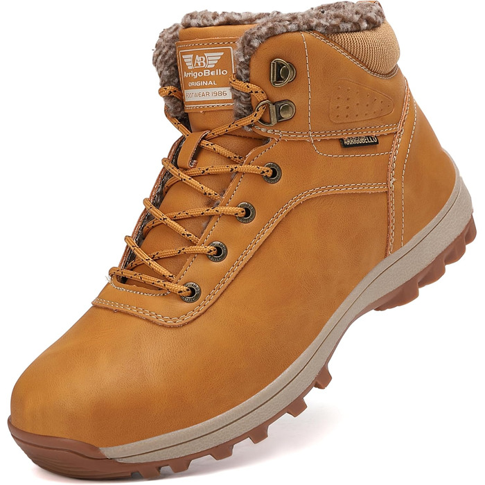 Зимові черевики ARRIGO BELLO: утеплені, непромокаючі, антиковзаючі, унісекс, розмір 36-46 (жовтий)