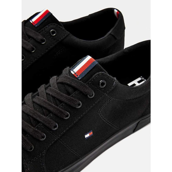Чоловічі кеди Tommy Hilfiger Vulcanized Sneaker, чорні (розмір 41 EU)