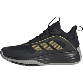 Чоловічі кросівки Adidas Own The Game 3, 42 EU, чорний/золотий/сірий