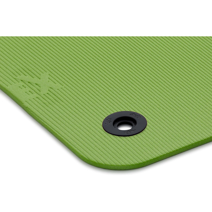 Гімнастичний килимок AIREX Fitline 180 з отворами, 180x60x1,5 см, колір ківі