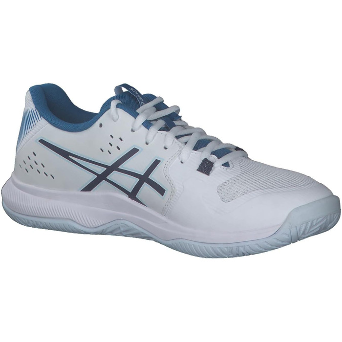 Жіноче спортивне взуття ASICS Gel-Tactic для гандболу, блакитно-біле, 400 (37 EU, White Indigo Blue)