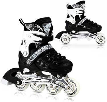 Кольорові ролики Nils Extreme 4in1 для дітей та дорослих, 39-42, ACEB7-підшипники, регульовані, синій