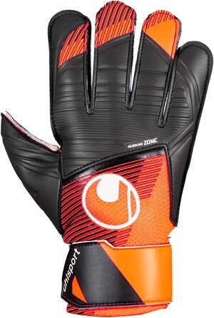 Воротарські рукавички Uhlsport Starter Resist+ для юніорів, унісекс, флуоресцентно-оранжеві/чорні/білі, футбольні