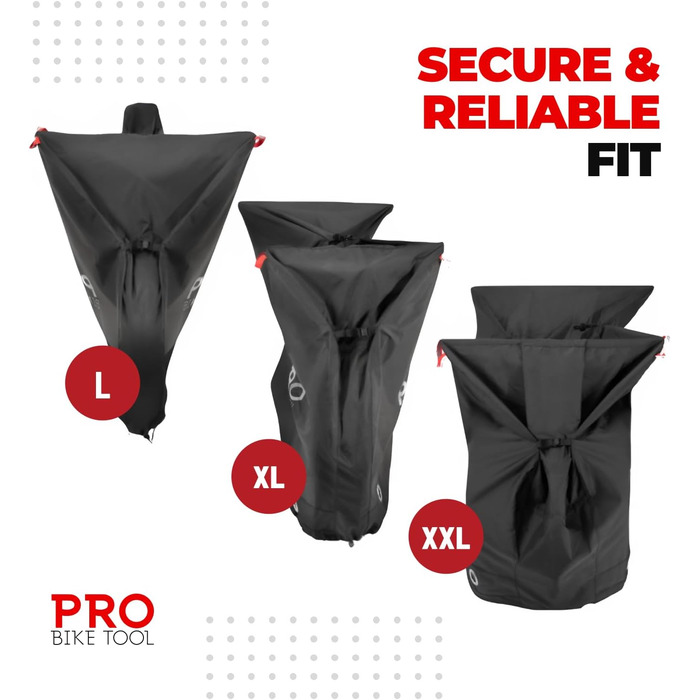 Покриття для велосипеда Outdoor велике – міцний матеріал Ripstop, водонепроникний, захист від УФ-променів для всіх погодних умов. Підходить для гірських, 29er, шосейних, круїзерів та гібридних велосипедів