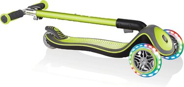 Дитячий самокат GLOBBER Elite Roller, 3-колісний, світлодіодні колеса, регульована висота, для дітей від 3 років, 120/80 мм, підшипники ABEC 5