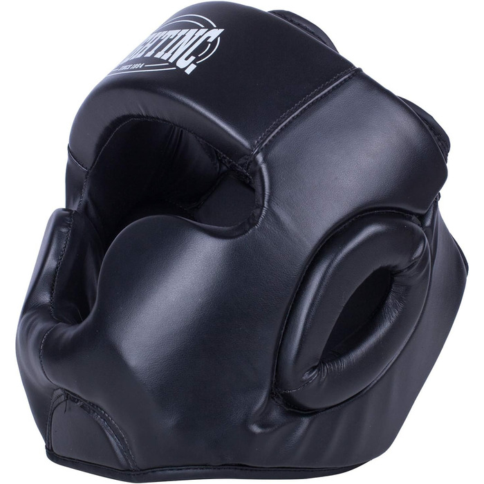 Захисний шолом Fightinc Full Protection для боксу, кікбоксингу, муай-тай, карате, ММА, розмір L-XL, чорний