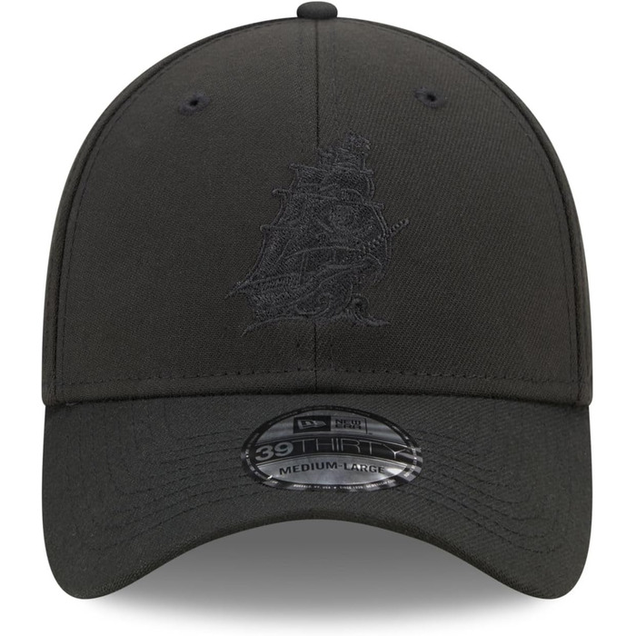 Кепка New Era 39Thirty Stretch-Fit з логотипами NFL, чорна, S-XL