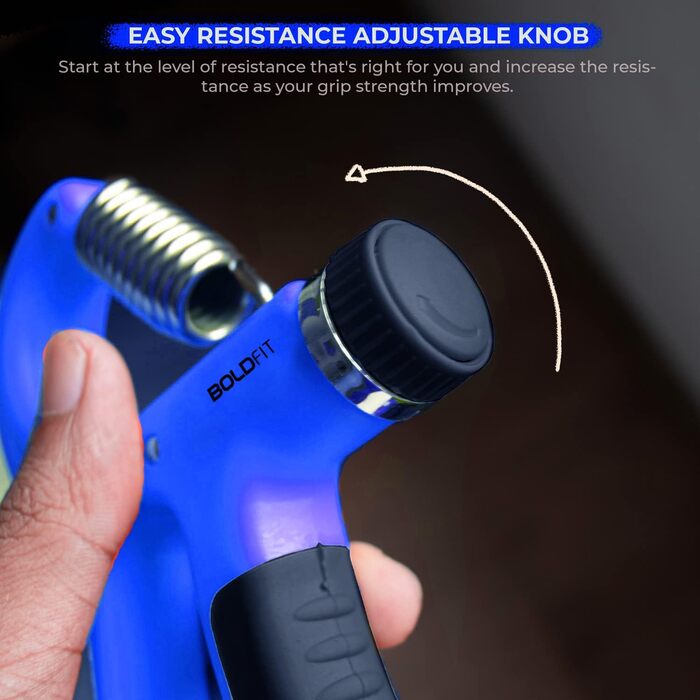 Boldfit Набір для зміцнення хвата 2 шт, 60 кг (Помаранчевий, Синій)