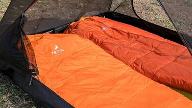Спальний мішок TETON Sports Altos Ultralight Мумія, помаранчевий - легкий та компактний для кемпінгу