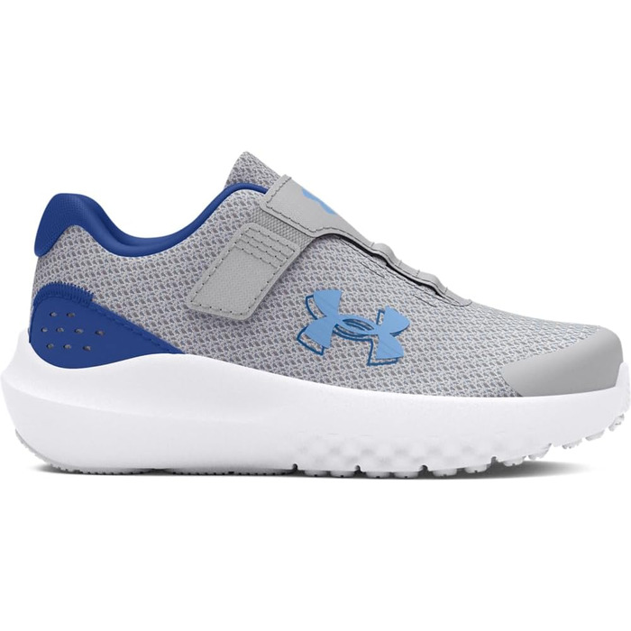 Кросівки для хлопчиків Under Armour Binf Surge 4 AC (23.5 EU, сірий, синій, блакитний)