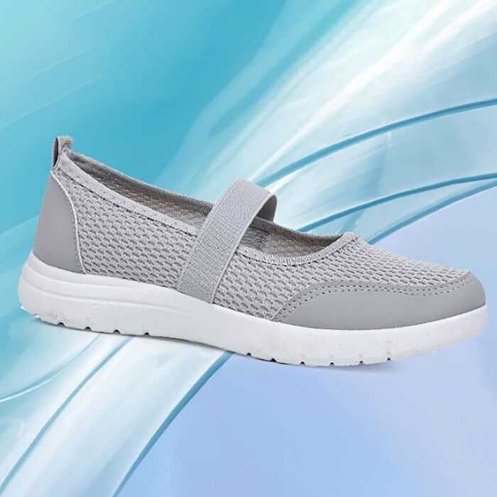 Зручні ортопедичні кросівки для діабетиків, сірі, розмір 41. Дихаючі, легкі, для повних ніг, підійдуть для активного відпочинку, фітнесу та повсякденного носіння.