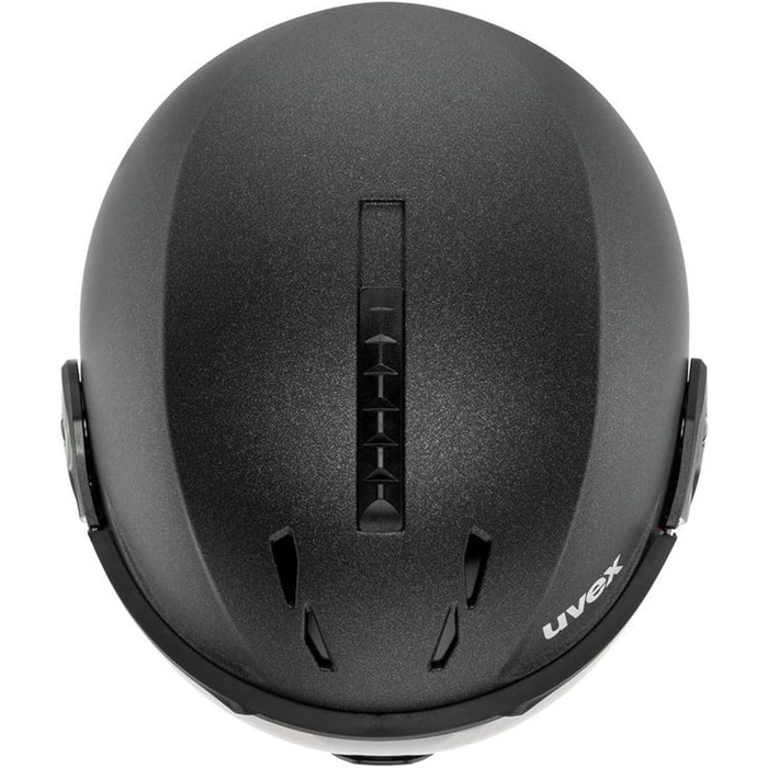 Лижний шолом uvex Instinct Visor Pro V з візором, для жінок і чоловіків, регульований розмір, чорний, 59-61 см
