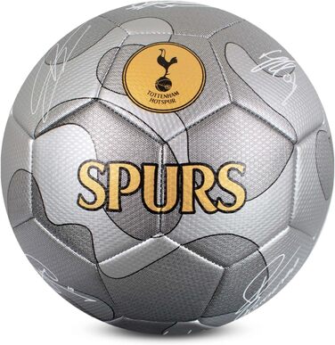 Футбольний м'яч Tottenham F.C. Hy-Pro Silver Camo, офіційна ліцензія, розмір 5, для тренувань і матчів, сувенір для дітей і дорослих