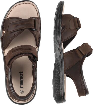 Чоловічі сандалії Riehmot, 43 EU, коричневого кольору