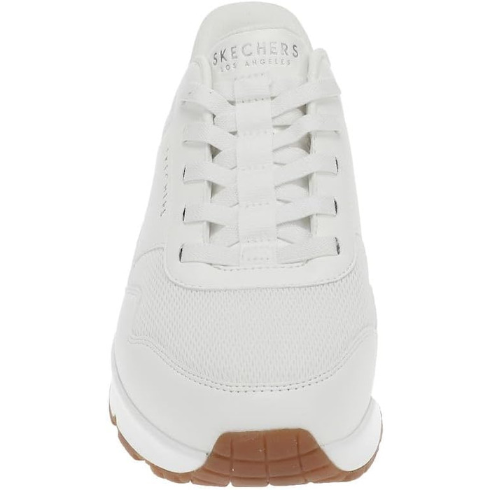 Чоловічі кросівки Skechers UNO - Banksia Hands Free Slip-ins, білі, розмір 46 EU, Duraleather, сітка