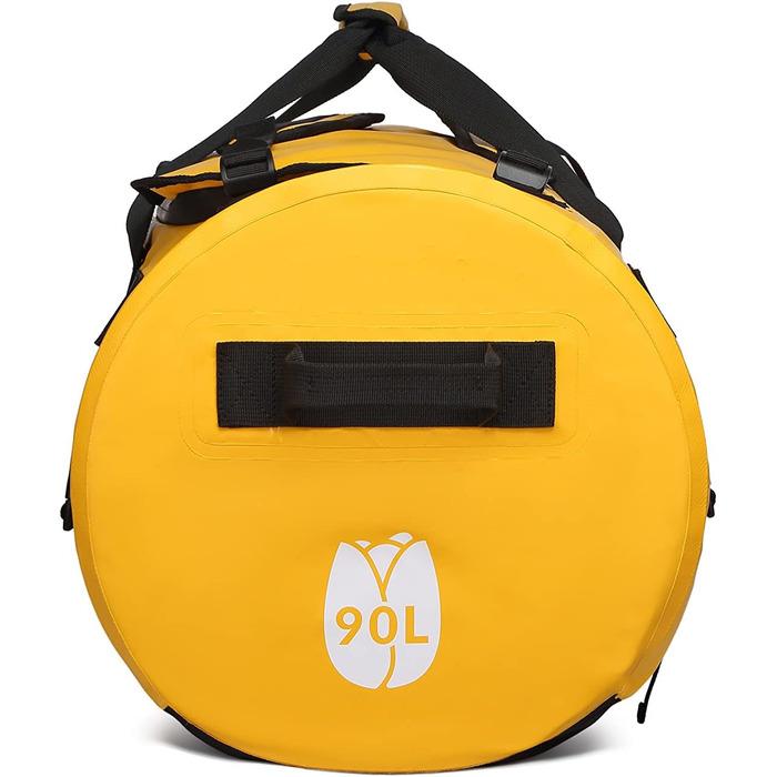 Велика спортивна сумка Duffel 90L, водонепроникна, для чоловіків, рюкзак та дорожня сумка, жовта