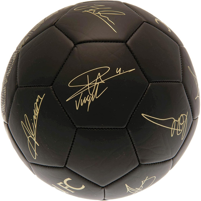 Футбольний м'яч Liverpool FC Phantom Signature, чорний/золотий, офіційна команда, універсальний розмір