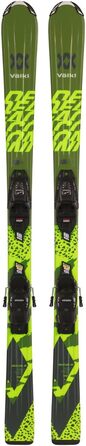 Гірськолижний комплект Volkl Deacon Junior 120 см з кріпленнями, зелений, для хлопчиків