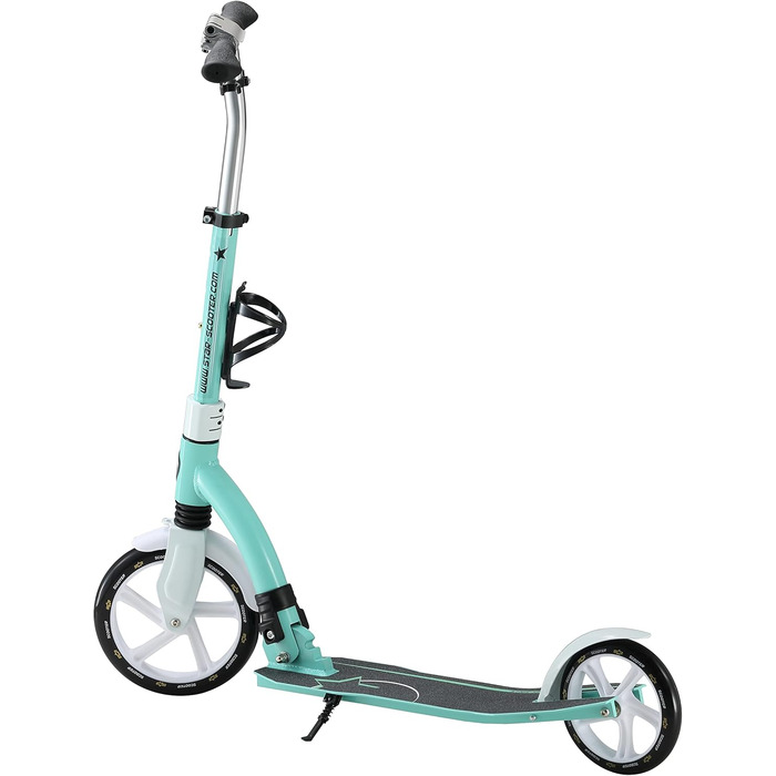 Самокат дитячий та дорослий STAR SCOOTER алюмінієвий, колеса 230мм, м'ятний колір