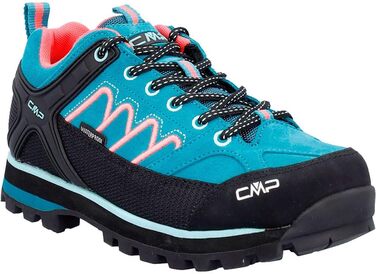 Жіночі трекінгові черевики CMP Moon Low Wmn Wp, 40 EU, Teal Red Fluo