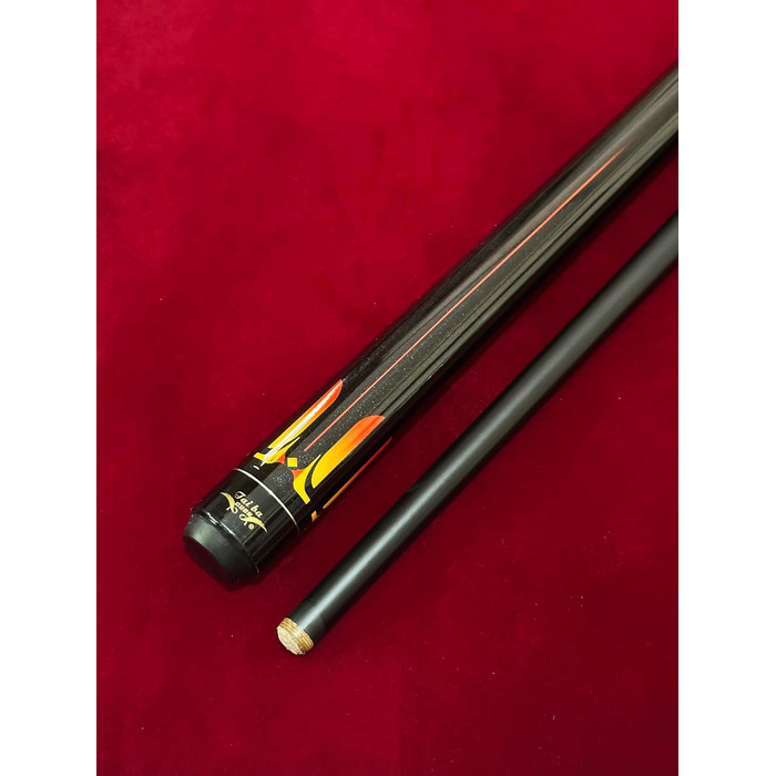 Професійний більярдний кий Tai Ba Cues Billardqueue, канадський клен, 13 мм наконечник, 121.9 см, 544 г, блакитний/чорний