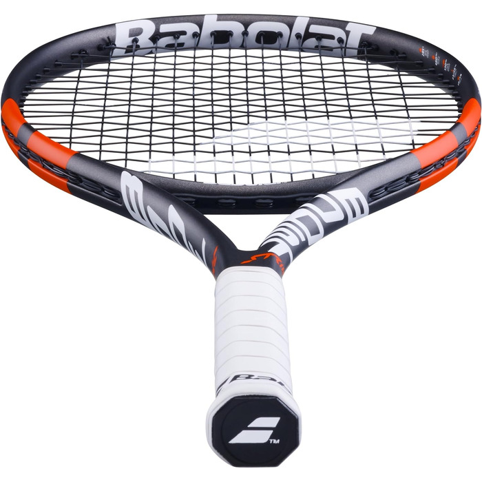 Тенісна ракетка Babolat Boost Strike для дорослих, натягнута, розмір ручки 2, червоно-чорно-біла, 2024