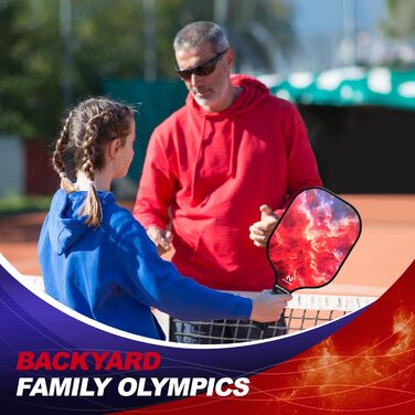 Набір ракет для піклболу Niupipo (2 шт.), фіберскла, поліпропілен, легкі, з сумкою