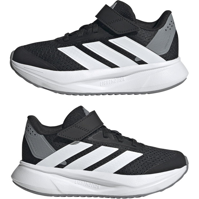 Дитячі кросівки Adidas Duramo SL2 Hook and Loop - чорний, білий, сірий (31 EU)