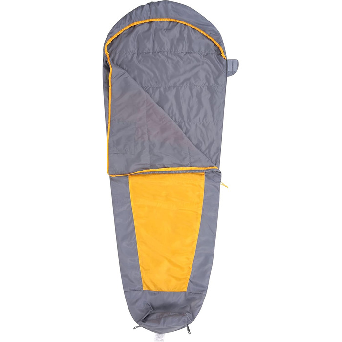 Сплячий мішок Mountain Warehouse Traveller 50 - 220 x 80 x 50 см - вітростійкий, блакитно-зелений, регульована довжина