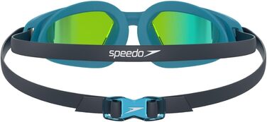 Дитячі плавальні окуляри Speedo Hydropuls, антифог, регульовані, не протікають, універсальний розмір, синьо-жовті