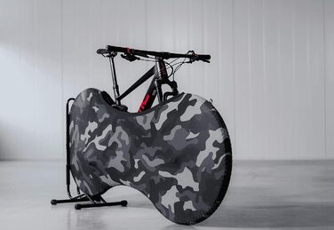 Чохол для велосипеда Velo Sock Unisex для дорослих, універсальний, камуфляж чорний, підходить для 99% велосипедів
