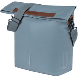 Велосумка Basil City Shopper, відбиваюча, на багажник, 14-16л, синя