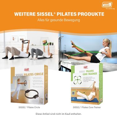 М'яч для пілатесу SISSEL Soft Ball 22 см, антрацит | Без фталату та латексу | Для розслаблення та зміцнення м'язів | Витримує до 155 кг | З інструкцією