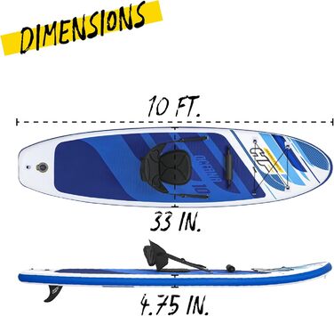 Надувна SUP-дошка Hydro-Force з комплектом для каяка, повний набір, різні стилі