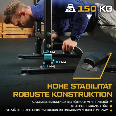 Силова вежа TREX SPORT TX-060PR, турнік, бруси, багатофункціональна станція для підтягувань і віджимань, вільностояча