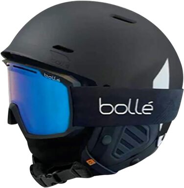 Шолом Boé Combo Mute + Maddox для сноуборду та лиж з маскою, MIPS, протизапотіваючий колір білий матовий (чорний/білий, S)