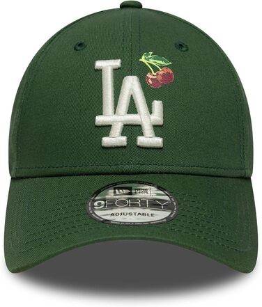 Кепка New Era 9Forty Snapback Los Angeles Dodgers — Регульована бейсболка з вигнутим візерунком, офіційний логотип MLB, один розмір