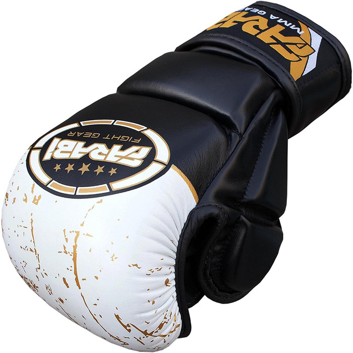 MMA рукавички Farabi Sports з регульованою підтримкою зап'ястя, відкритою долонею, для спарингу, муай-тай, кейдж-файту, для чоловіків і жінок