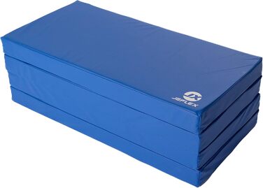 Складаний гімнастичний мат Jeflex 200x100x8 см, фіолетовий, універсальний – для йоги, фітнесу, дитячої кімнати, портативний, німецька якість