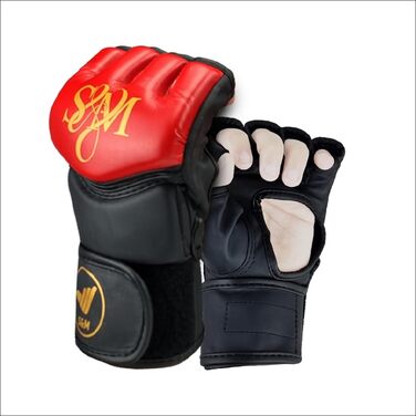 Професійні MMA рукавички S&M Logistik для тренувань, спарингів та бойових мистецтв, штучна шкіра, розмір L