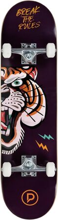 Скейтборд Playlife Tiger 31''/8'' (79x20,5 см), колеса 52x36 мм 90A, підшипники ABEC 5