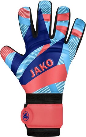 Воротарські рукавички JAKO River Basic RC Kids дитячі корал/блакитний/темно-синій