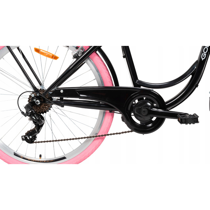 Жіночий міський велосипед Goetze 26 LEKKI DAMKA SHIMANO з кошиком