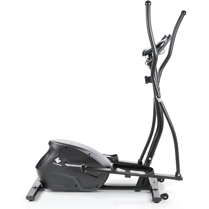 FitEngine Crosstrainer з 10 рівнями навантаження, великим дисплеєм та тримачем для планшета/смартфона, датчиками пульсу та неслизькими педалями (до 150 кг)