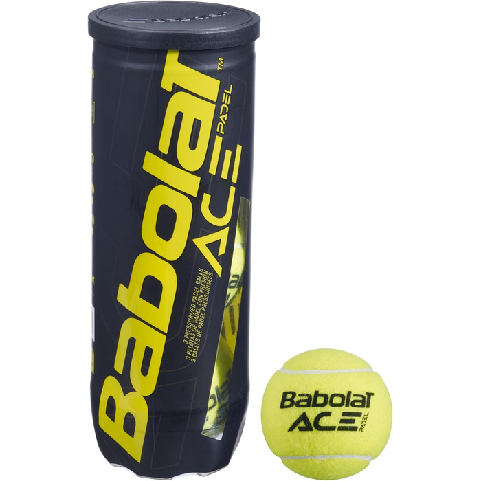 М'ячі для падел-тенісу Babolat Ace (3 шт. в упаковці)