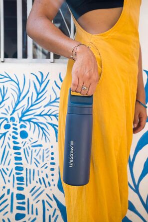 Пляшка-фільтр LifeStraw Go 500 мл, бірюзова, для очищення води