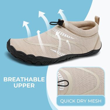 Чоловічі та жіночі аквашузи Mishansha з дихаючої сітки, швидковисихаючі, літні, розмір 36-46, хакі