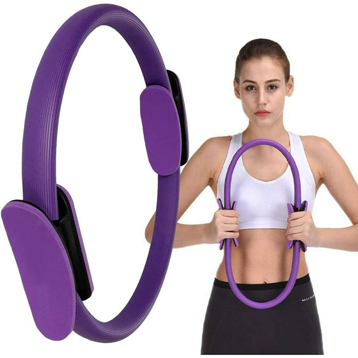 Кільце для пілатесу з двома ручками, тренажер для корекції та схуднення, оновлена версія