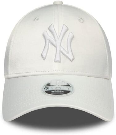 Кепка New Era New York Yankees MLB 9Forty з сатину, біла, регульована, для жінок